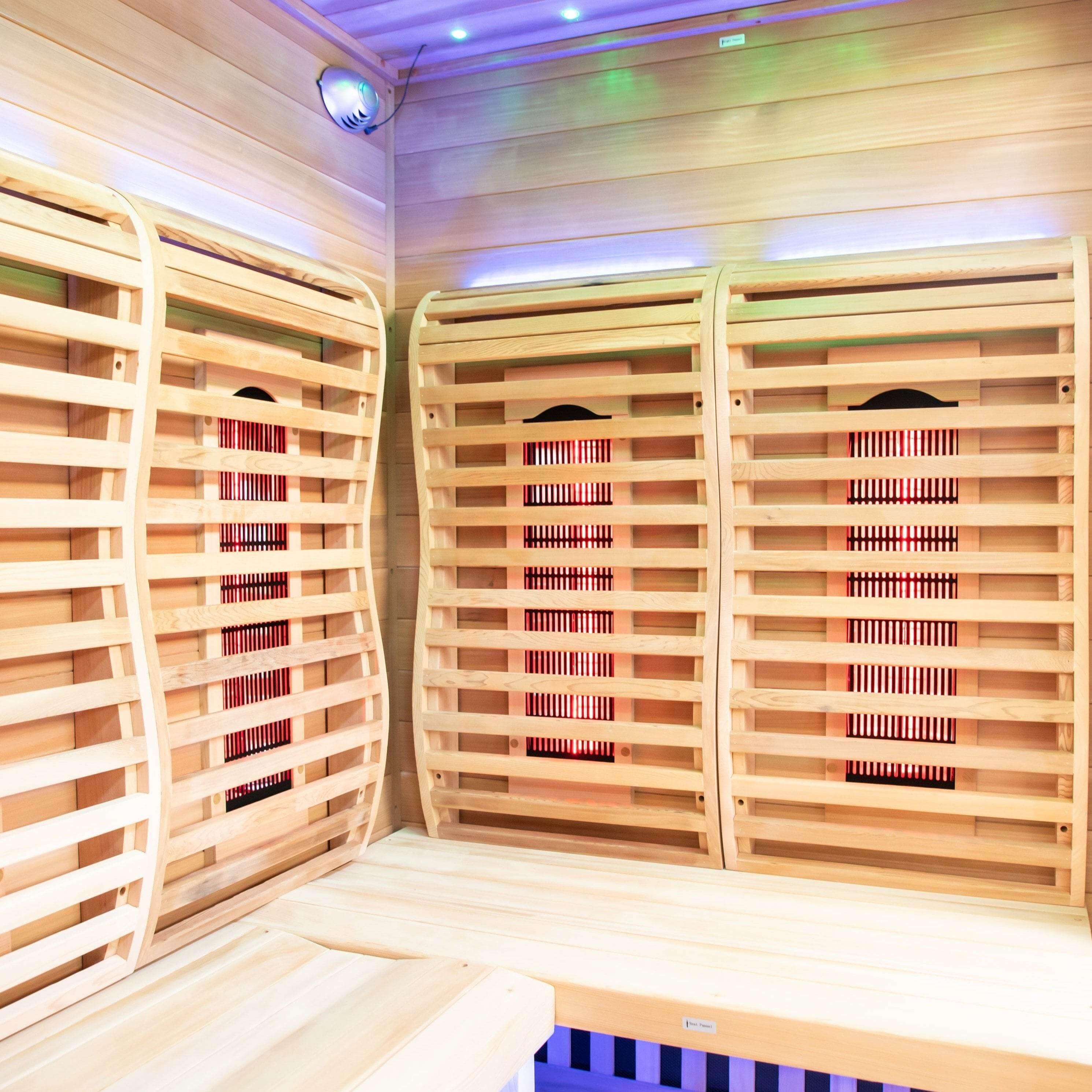 Sun Home Luminar™ Outdoor 2-Person Full Spectrum Infrared Sauna - Image 14