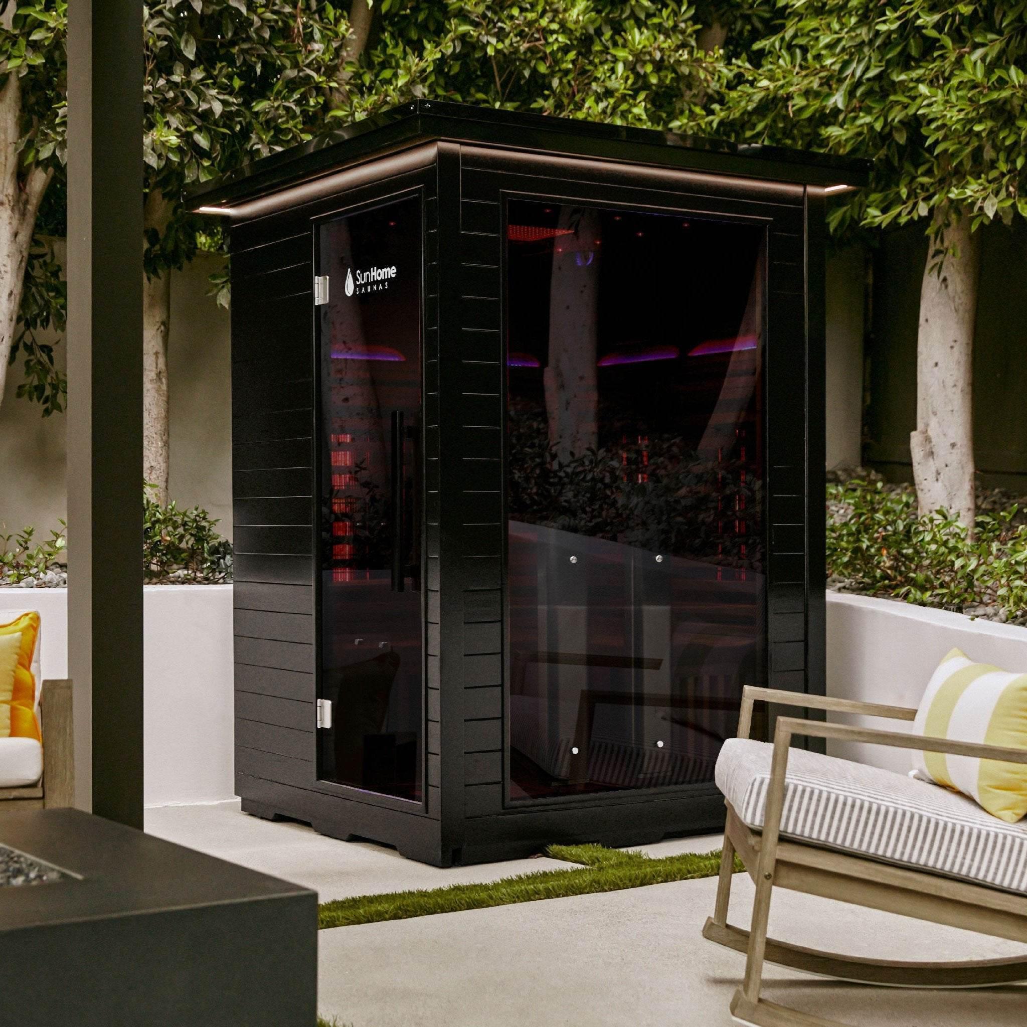Sun Home Luminar™ Outdoor 2-Person Full Spectrum Infrared Sauna - Image 2
