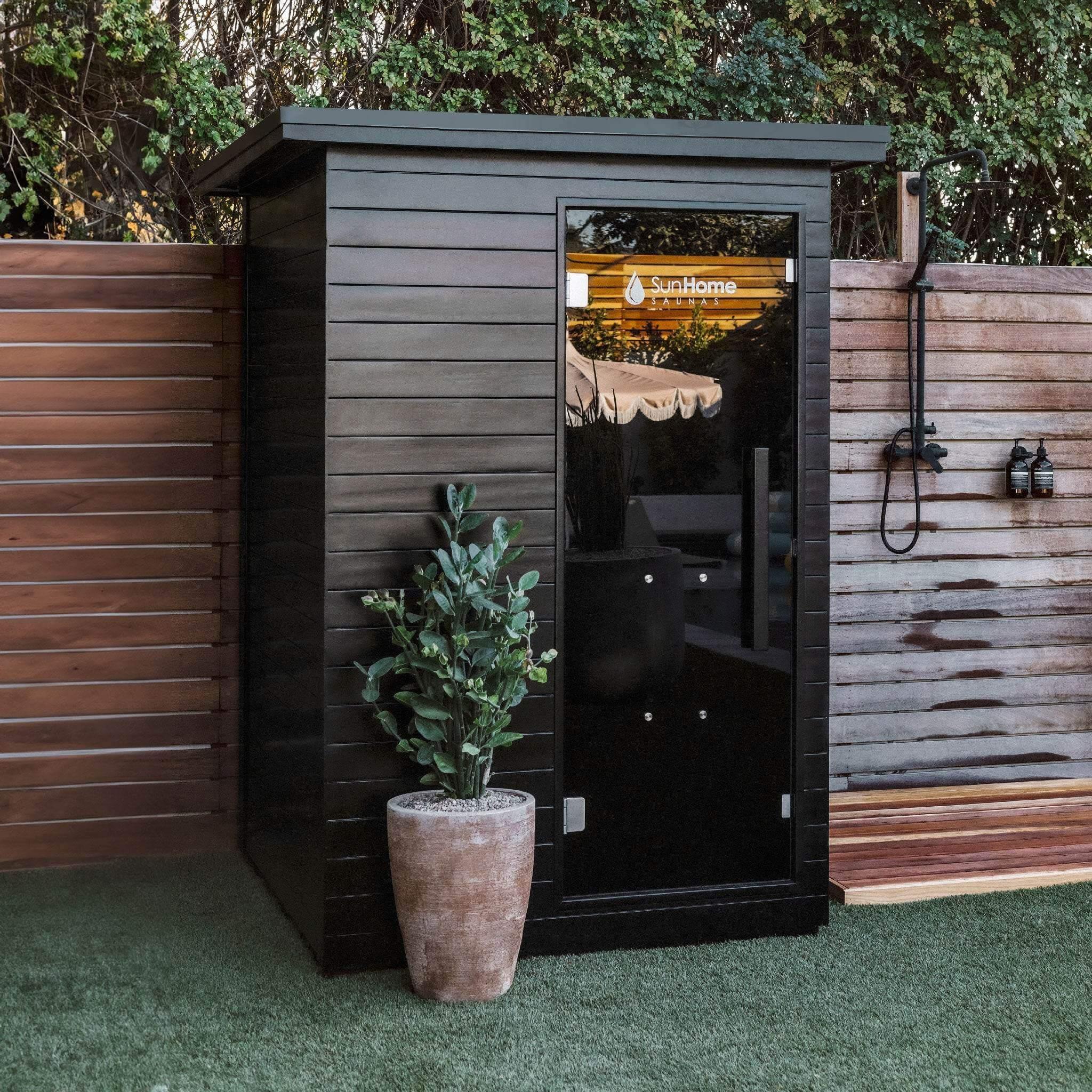 Sun Home Luminar™ Outdoor 2-Person Full Spectrum Infrared Sauna - Image 6