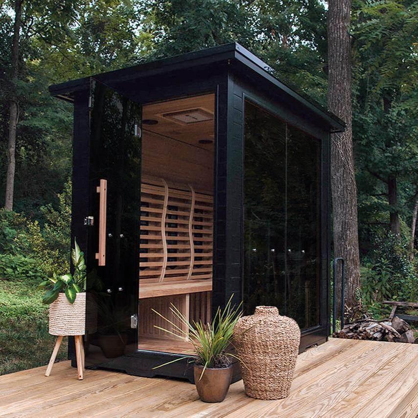 Sun Home Luminar™ Outdoor 5-Person Full Spectrum Infrared Sauna - Image 9