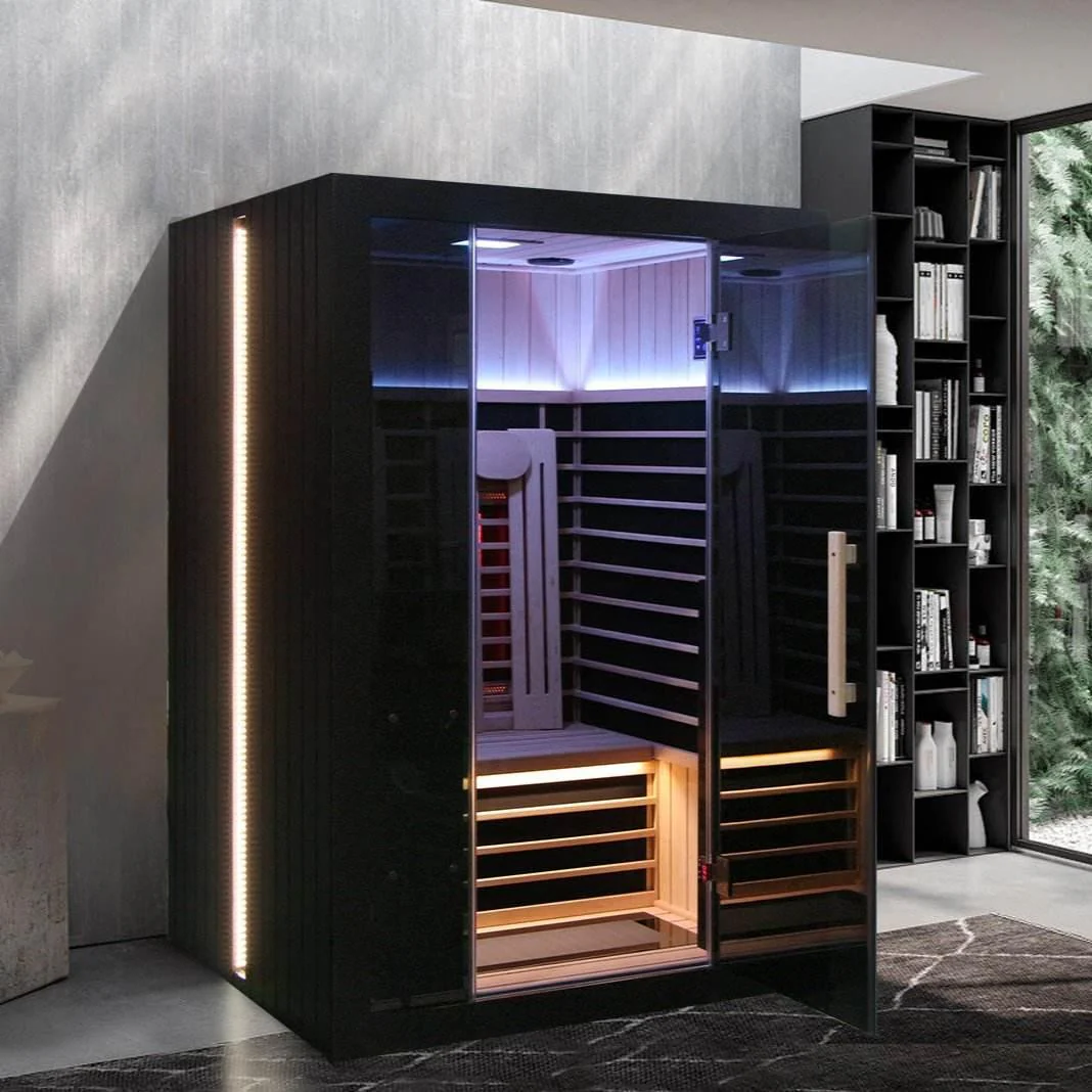Sun Home Eclipse™ 2-Person Red Light & Infrared Sauna - Image 3