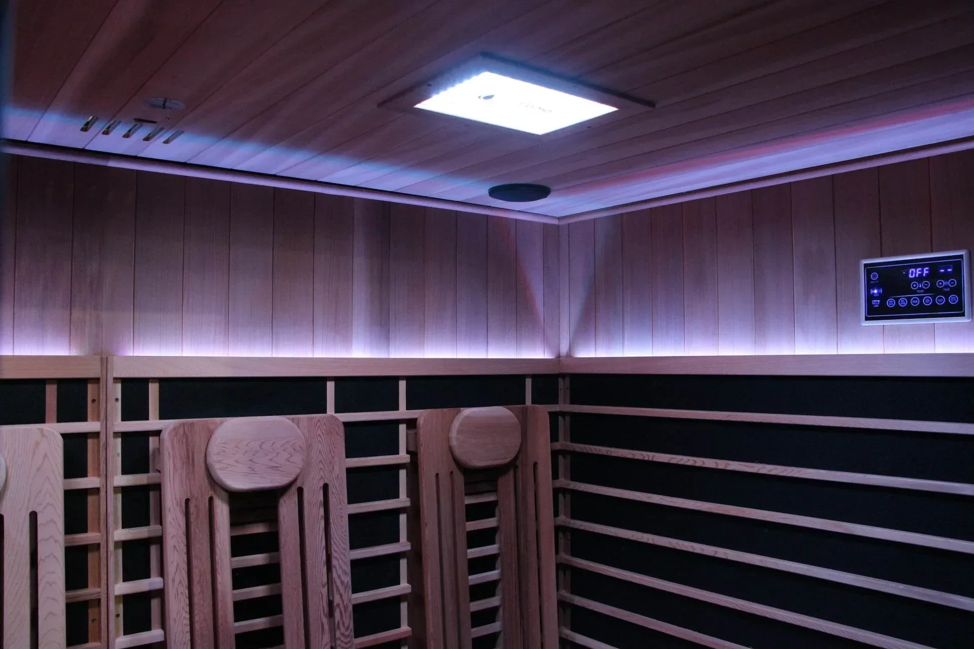 Sun Home Eclipse™ 4-Person Red Light & Infrared Sauna - Image 7